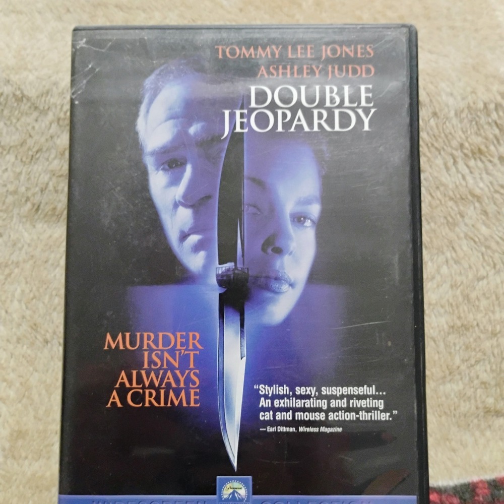 Double Jeopardy DVD Tommy Lee Jones Ashley Judd 1999 Widescreen Crime Thriller